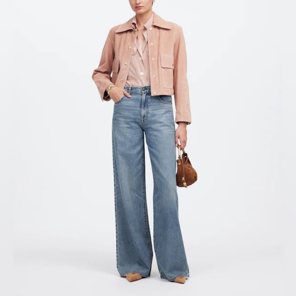 MADEWELL Super Wide Leg Jeans SIZE: 29